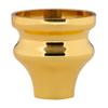 BEER TAP HANDLE FERRULE - LARGE SIZE VIBRANT GOLD BEER TAP HANDLE FERRULE - PVD COATED with HANGER BOLT view 1