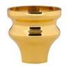 BEER TAP HANDLE FERRULE - LARGE SIZE VIBRANT GOLD BEER TAP HANDLE FERRULE - PVD COATED with HANGER BOLT view 2