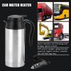 24V 750ml Car Electric Kettle Portable Stainless Steel Electric Kettle Travel Car Truck Kettle Water Heater Bottle Car Heated Travel Mug for Tea Coffee Drinking view 2