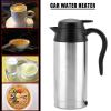 24V 750ml Car Electric Kettle Portable Stainless Steel Electric Kettle Travel Car Truck Kettle Water Heater Bottle Car Heated Travel Mug for Tea Coffee Drinking view 3