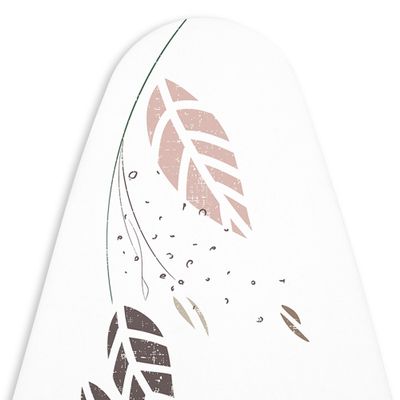 Encasa XO Ironing Board Cover and Pad 54"x15" Standard Size | Thick 4mm Felt Padded Iron Board Cover with Padding, Scorch & Stain Resistant Cotton, Heavy Duty Elastic Bungee Snug Fit - [Design]