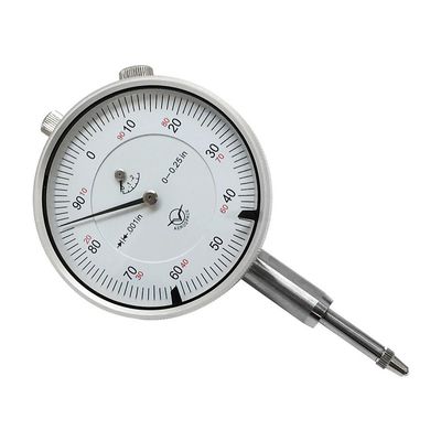 MH GLOBAL 0.001 Inch Grad. Travel Lug Back White Face 0.25 Inch Dial Indicator Precision