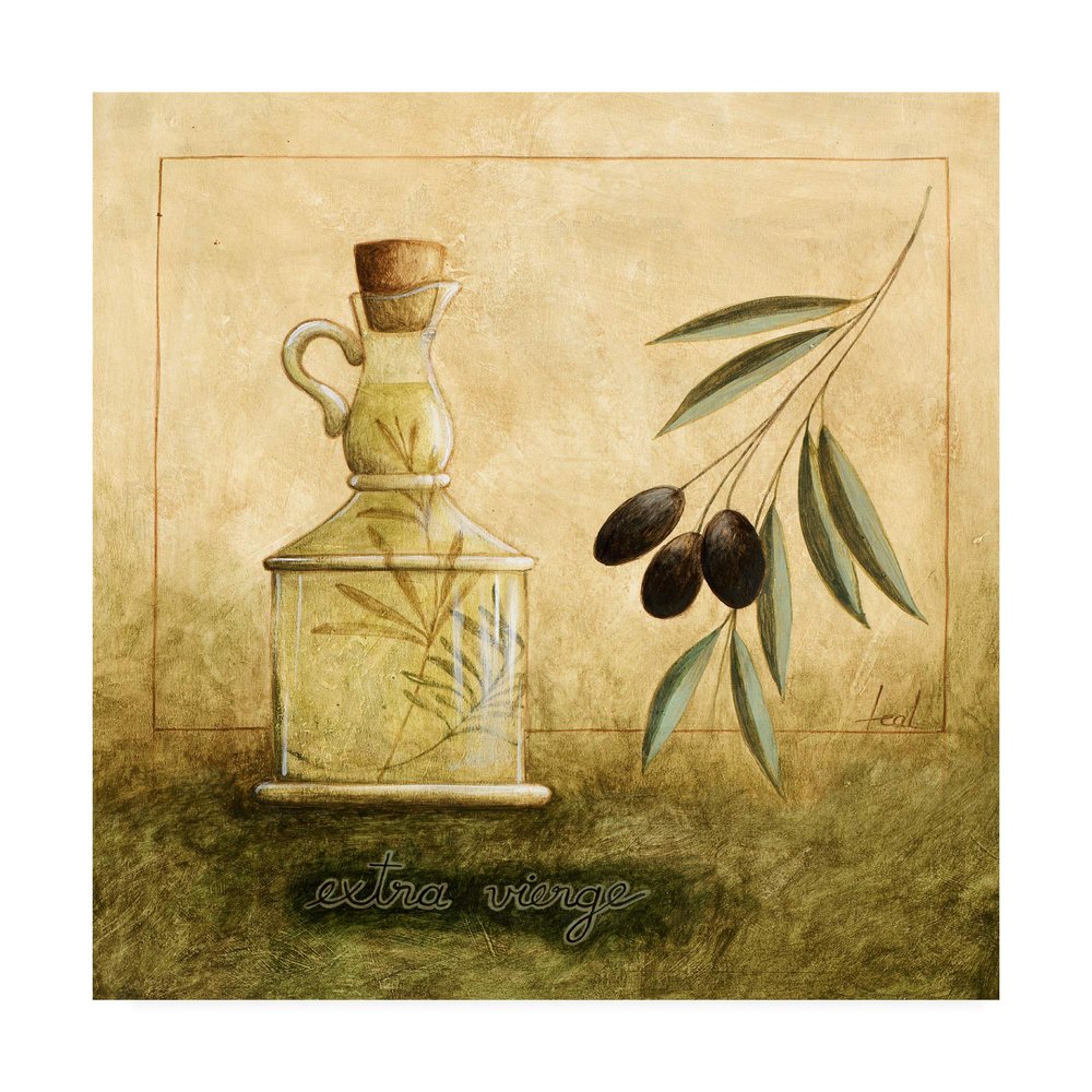 Trademark Fine Art Olive Oil Branches 1 by Pablo Esteban, 18x18