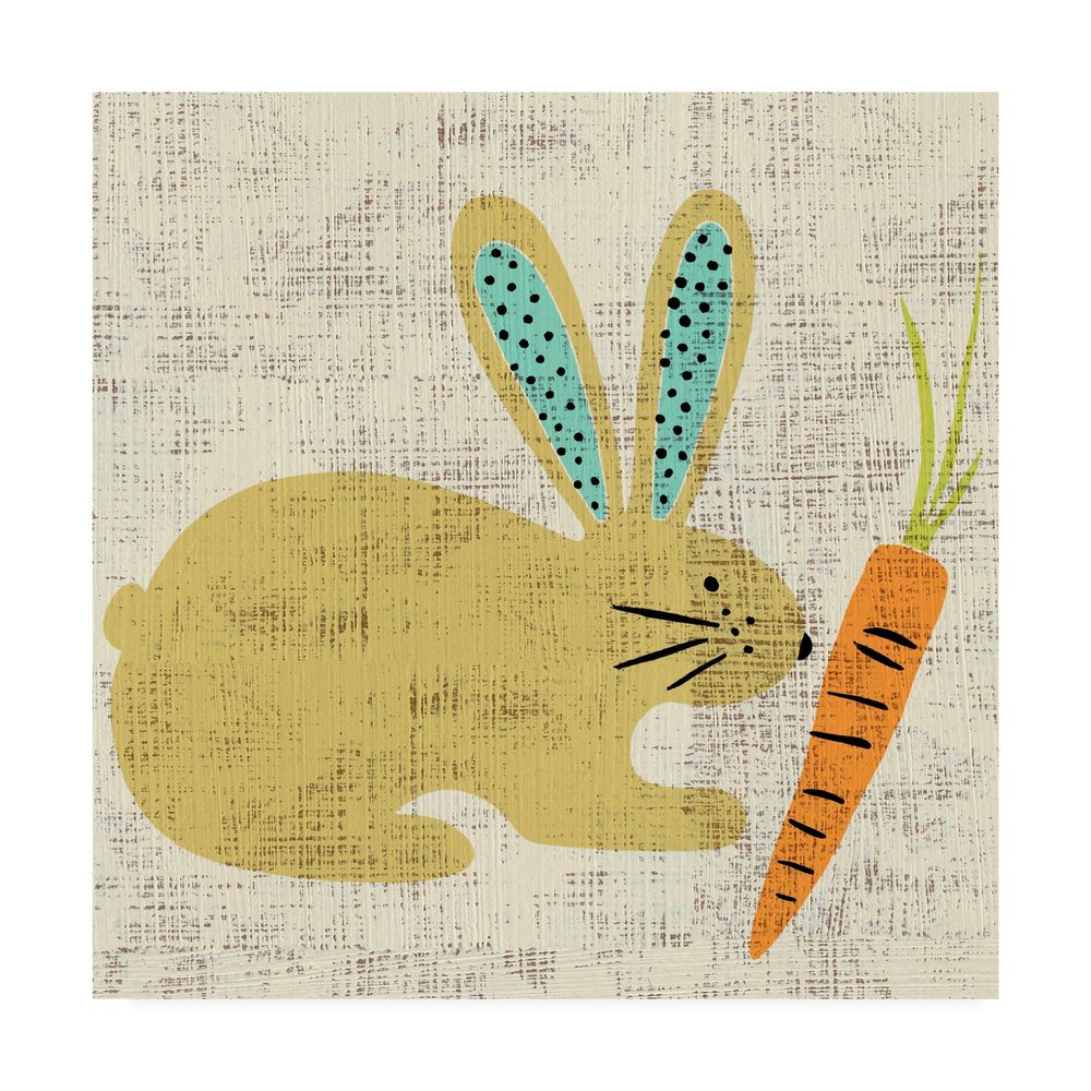 Trademark Fine Art Adas Bunny by Chariklia Zarris, 18x18