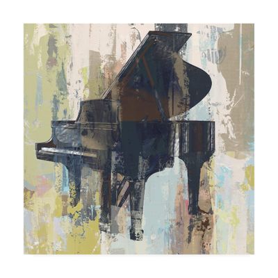 Trademark Fine Art Bluebird Piano by Studio W-DH, 24x24