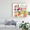 Trademark Fine Art Vintage Floral I Pale by Farida Zaman, 18x18 view 3