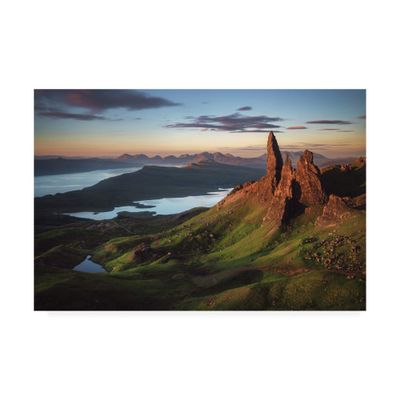 Trademark Fine Art Scotland Old Man of Storr by Jean Claude Castor, 16x24