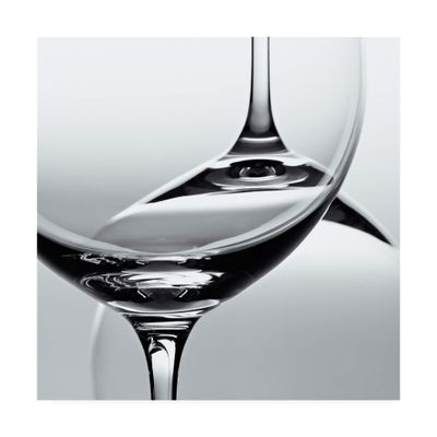 Trademark Fine Art Two Wine Glasses by hejha, 18x18
