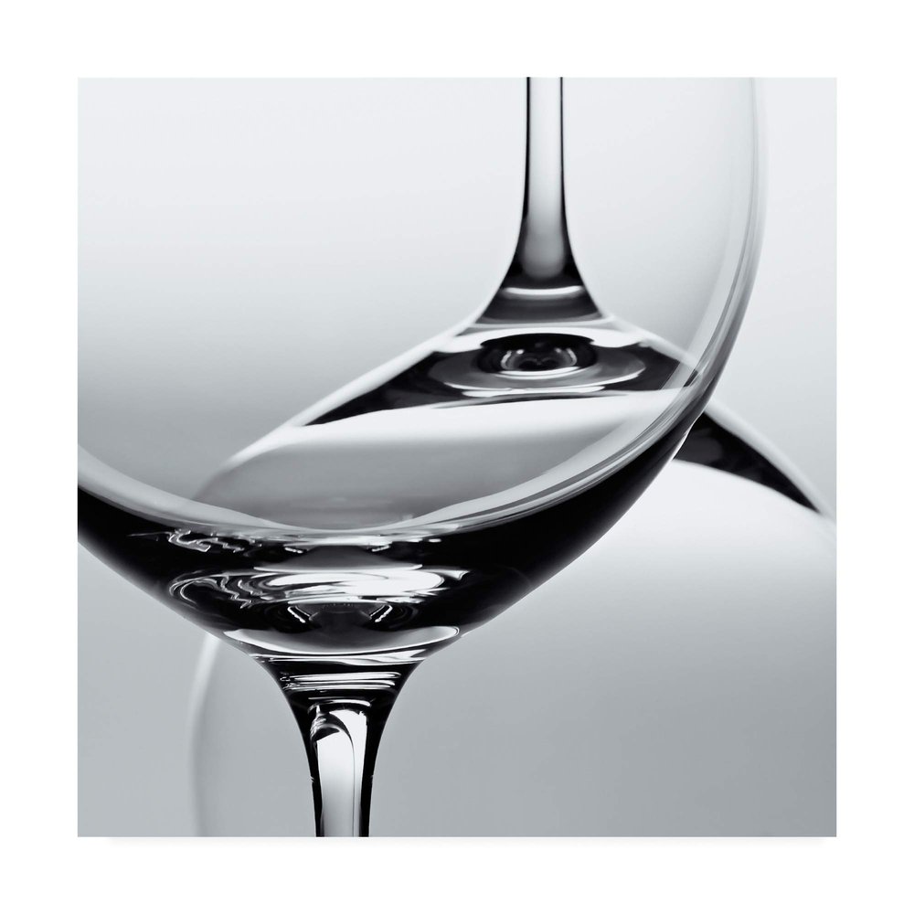 Trademark Fine Art Two Wine Glasses by hejha, 18x18