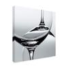 Trademark Fine Art Two Wine Glasses by hejha, 18x18 view 2
