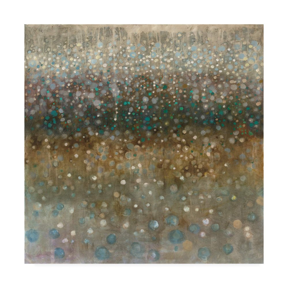 Trademark Fine Art Abstract Rain by Danhui NAI, 18x18