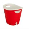 CreativeWare, Aqua Double Walled Party Tub With Drain Plug 4.375 Gl, Red view 1