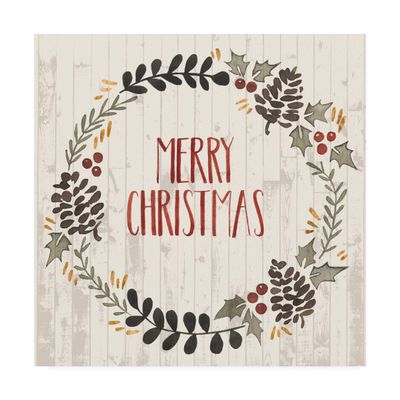 Trademark Fine Art Rustic Christmas II by Grace Popp, 18x18