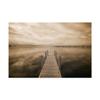 Trademark Fine Art Dock at Crooked Lake Conway Michigan by Monte Nagler, 16x24 view 1