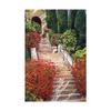 Trademark Fine Art Tuscany Garden Staircase by David Lloyd Glover, 16x24 view 1