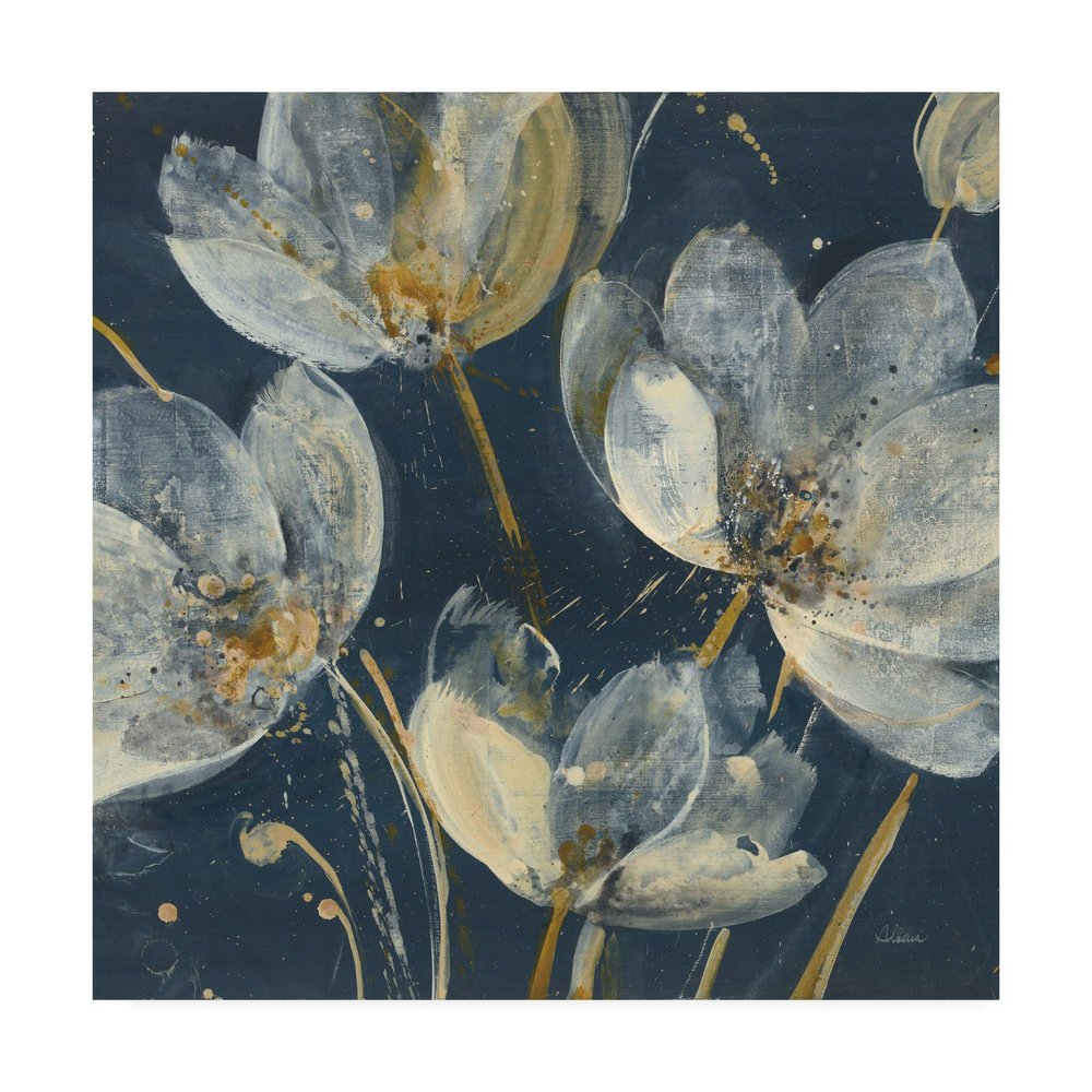 Trademark Fine Art Translucent Garden Floral by Albena Hristova, 18x18