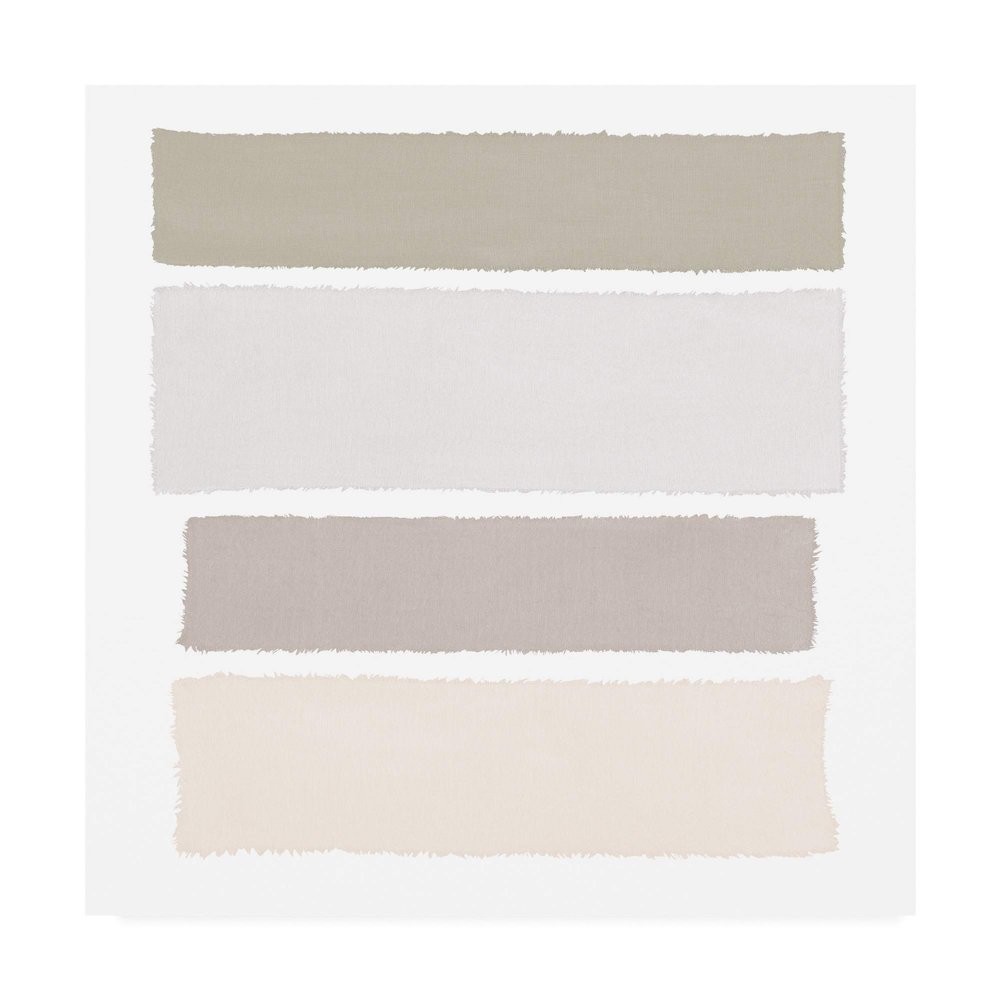 Trademark Fine Art Painted Weaving I Neutral on White Sq by Piper Rhue, 18x18