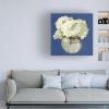 Wrapped Canvas Wall Art - Emma Scarvey 'White Hydrangeas I' Wall Art for Living Room, Bedroom, or Office Dcor - 18x18 view 3
