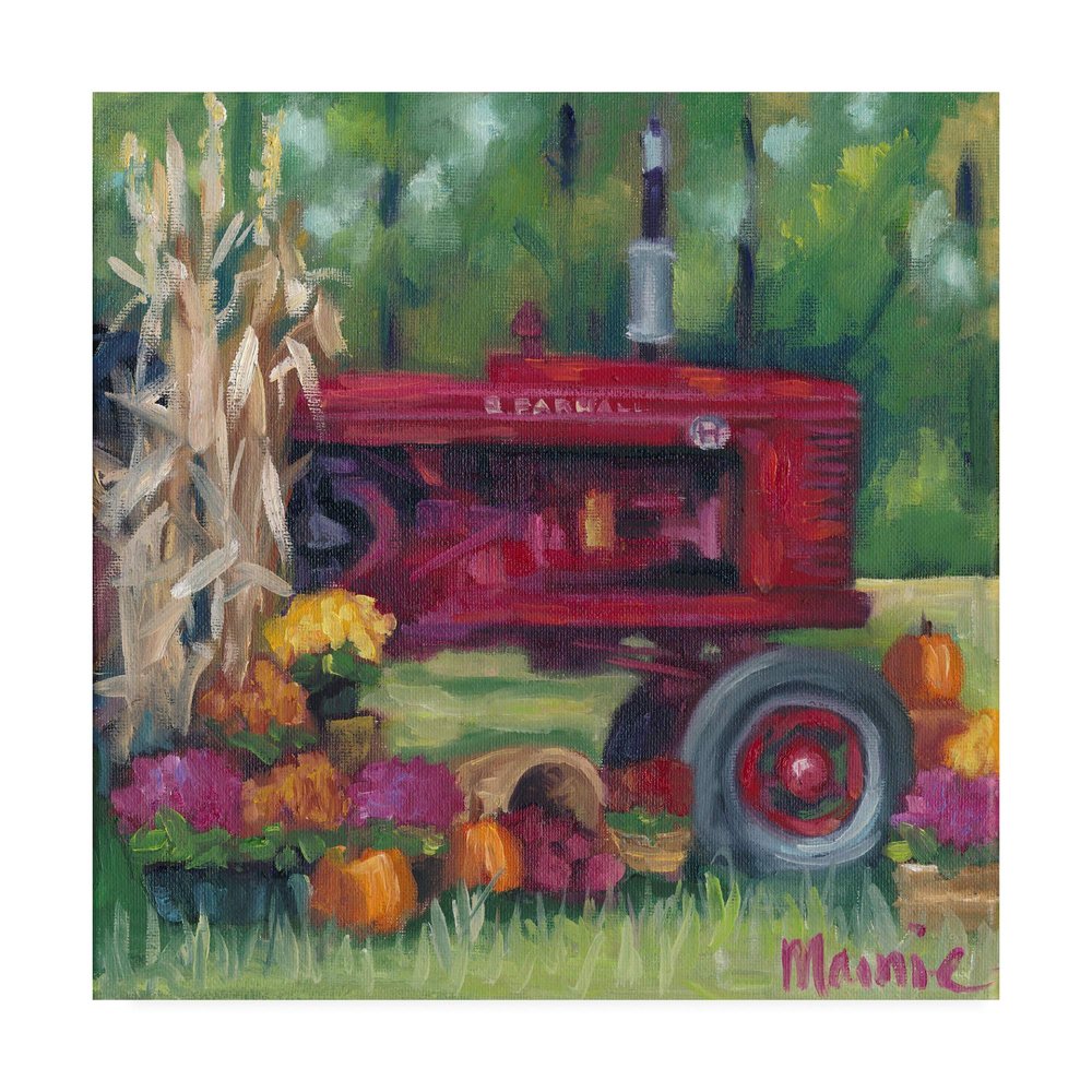 Trademark Fine Art Farmall Fall by Marnie Bourque, 18x18