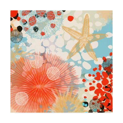Trademark Fine Art Exotic Sea Life II by Irena Orlov, 18x18