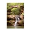 Wrapped Canvas Wall Art - Monte Nagler 'Stone Bridge Hocking Hills Ohio' Wall Art for Living Room, Bedroom, or Office Dcor - 16x24 view 2