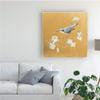 Trademark Fine Art Nuthatch on Gold by Danhui NAI, 24x24 view 3
