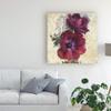 Trademark Fine Art Rich Anemones I on Ivory by Danhui NAI, 18x18 view 3