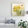 Trademark Fine Art Yellow French Tulips by Danhui NAI, 18x18 view 3