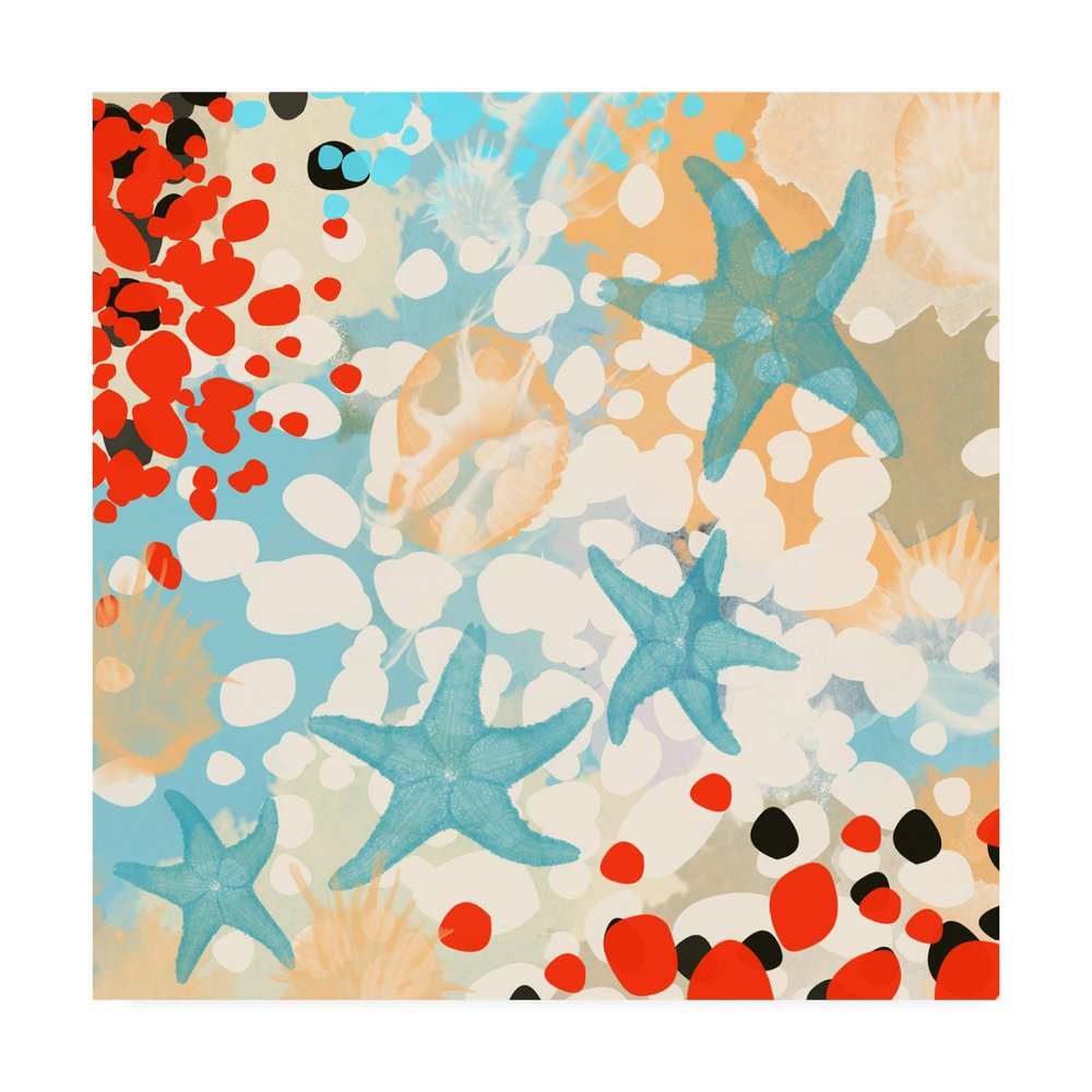 Trademark Fine Art Exotic Sea Life I by Irena Orlov, 18x18