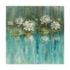 Trademark Fine Art Water Lily Pond Painting by Danhui NAI, 24x24 view 1