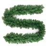 10FT Artificial Christmas Garland - Prelit Garland with 40 LED Clear Lights (Green) view 3