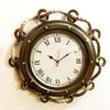 16" Antique Marine Jute Rope Ship Porthole Clock Nautical Wall Clock Home Decorative view 1