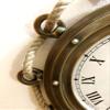 16" Antique Marine Jute Rope Ship Porthole Clock Nautical Wall Clock Home Decorative view 3