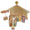 Wood Block Nativity Set view 1