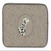 Caroline's Treasures CK2181DDM Dalmatian In the Kitchen Dish Drying Mat Absorbent Dish Drying Mat Pad for Kitchen Counter Dish Drainer Mat for Countertop, 14 x 21", Multicolor view 1