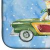 Caroline's Treasures CK2394DDM Merry Christmas Bernese Mountain Dog Dish Drying Mat Absorbent Dish Drying Mat Pad for Kitchen Counter Dish Drainer Mat for Countertop, 14 x 21", Multicolor view 4