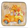 Caroline's Treasures CK2679DDM Fall Harvest Jack Russell Terrier Dish Drying Mat Absorbent Dish Drying Mat Pad for Kitchen Counter Dish Drainer Mat for Countertop, 14 x 21", Multicolor view 1