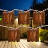 Northlight Tropical Bamboo Indoor Outdoor Patio String Light Set - 7.25' White Wire - 10ct view 2