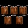Northlight Tropical Bamboo Indoor Outdoor Patio String Light Set - 7.25' White Wire - 10ct view 3