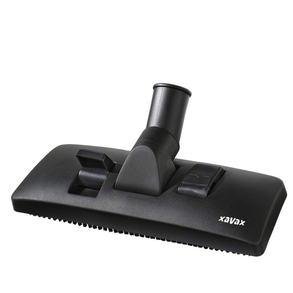 Xavax 00110298 Basic Universal Floor Nozzle, Stainless Steel, Black