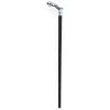 RW Walking Cane Vintage Antique Walking Stick Black Hardwood Wooden Shaft Silver Brass jaguare Handle Knob Gift view 3