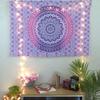 Womencrafts Indian Decorative Ombre Mandala Poster Throw Hippie Mandala Wall Hanging Handmade Cotton Poster,Mandala Tapestries (30x40'') view 4
