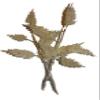 Country Silk Set of 2 16" Inch Christmas Pick, Fern Style, Delicate Decoration for the Holidays! (White) view 1
