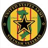 U.S.Army Vietnam Vet Military Metal Sign Rudy Edwards 1414 Round view 1