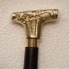 Shaheera Nautical Wooden 37 Decorative Walking Cane/Walking Stick Premium Quality Decorative Prop with Brass Handle B view 2