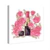The Oliver Gal Artist Co. Fashion and Glam Wall Art Canvas Prints 'Rosebush Lipstick' Home Dcor, 20" x 24", Pink, Black view 2