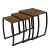SRIWATANA Nesting Tables, Vintage Side End Tables Living Room, Coffee Snack Table Set of 3 view 1