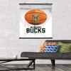 Trends International NBA Milwaukee Bucks - Drip Ball 20 Wall Poster, 22.375" x 34", Poster & Clip Bundle view 2