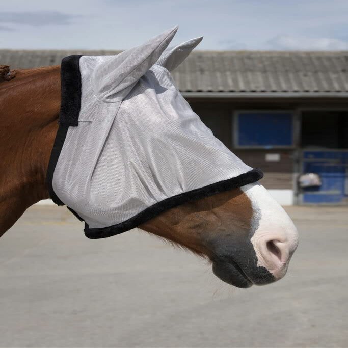 EKKIA (Ekia) 3338025596282 Horse Riding Equipment MASQ.Anti-M.ETH Pro PONEY GRIS 306743001, oner Size, Other