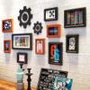 10 Pcs Picture Frames Gallery Frame Set for Wall, 1 Set of Ornaments, with Hanging Template, Glass Window and Photo Mats, 46. 825.5-inch Collage Frames view 2